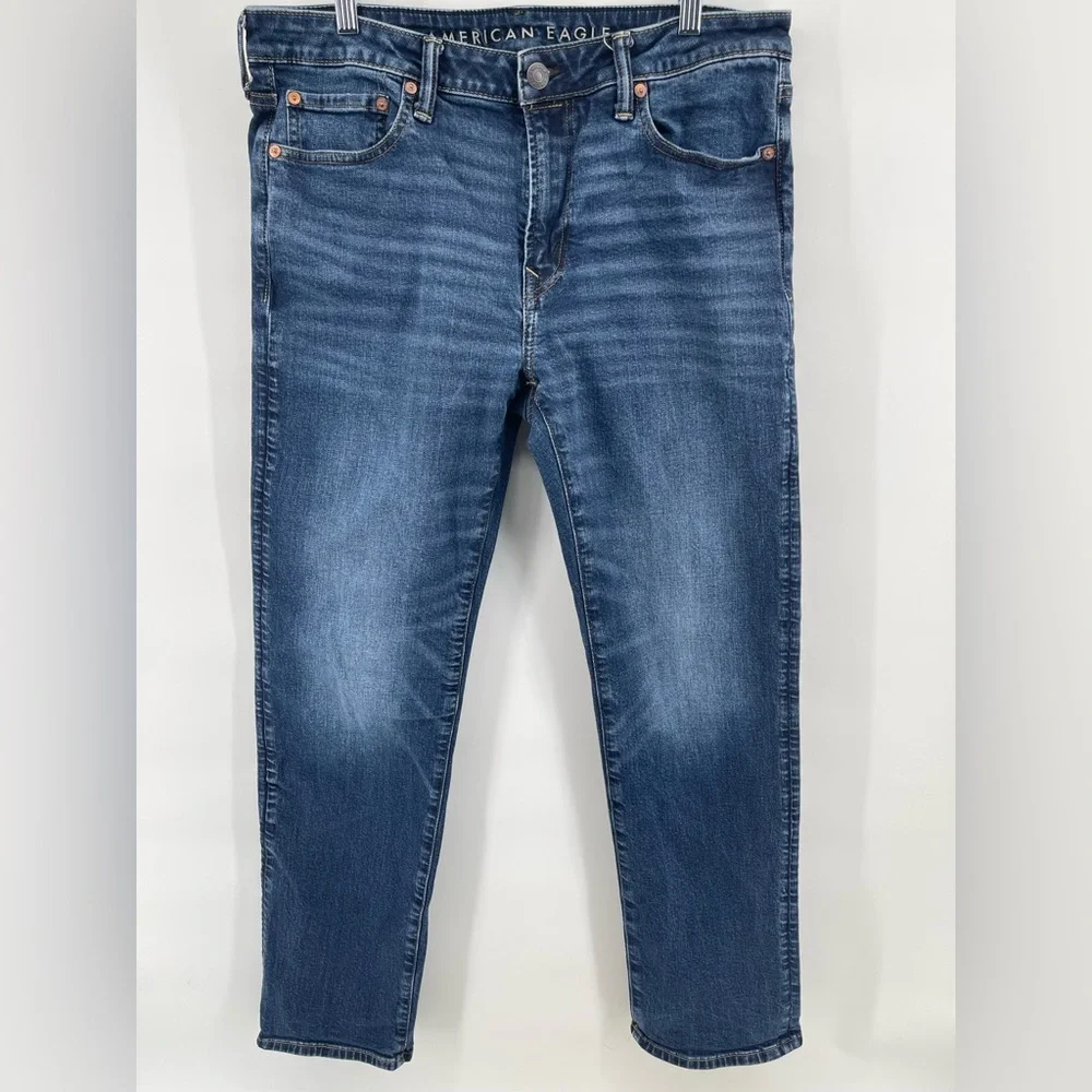 American Eagle Outfitters Men's Blue Jeans Airflex 34/34